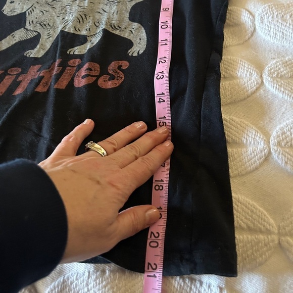 Kids size large Bring Me All the Kitties graphic tee. Black short sleeved. - Picture 6 of 8